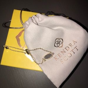 Kendra Scott bracelet charcoal and silver